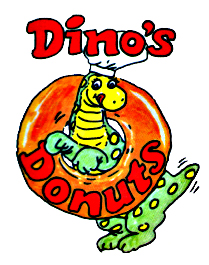 Dino's Donuts Logo-Dino's Donuts